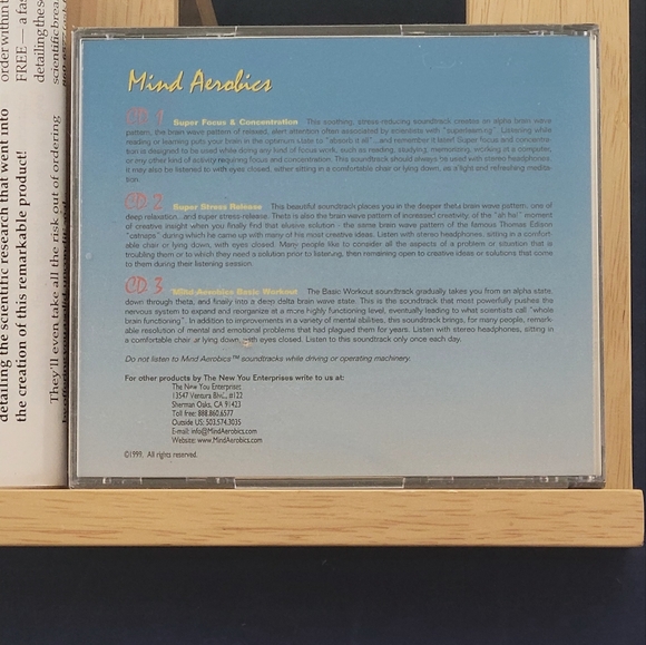 Mind Aerobics New You Enterprises 3 CD's Mind Science Improve Quality Your Life. - Picture 5 of 6